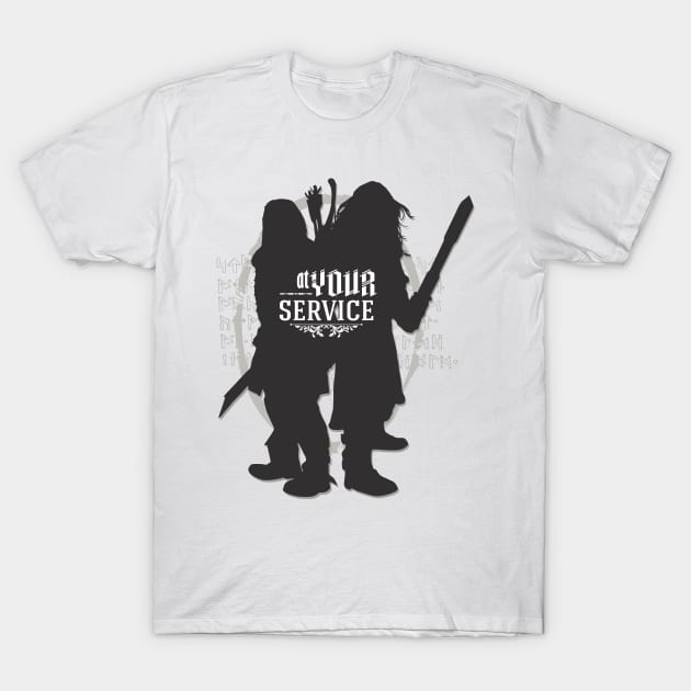 At Your Service T-Shirt by aviaa